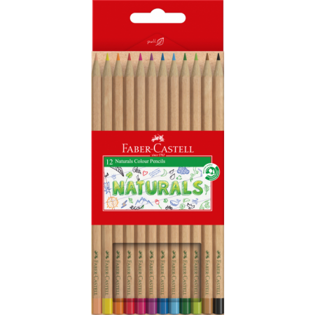 Naturals Colour Pencils Pack of 12